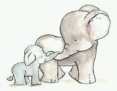 15 Mom and baby elephant ideas | elephant, baby elephant, elephant art